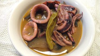 ginataang pusit